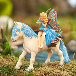 Papo Elf Child and Pony Fairy Figurines
