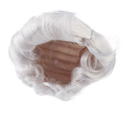 Antina's White Grandpa Wig With Side Part