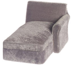 Miniature Sectional Sofa Chaise With the Arm on the Left
