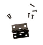 Dollhouse Miniature Black Butt Hinges with Nails
