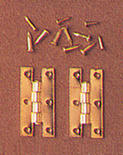 Dollhouse Miniature "H" Hinges with Nails