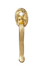Dollhouse Miniature Brass Door Handle