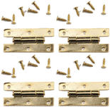 Dollhouse Miniature "H" Hinges with Nails