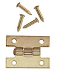 Dollhouse Miniature Flush Hinges with Nails