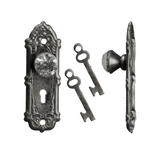 Dollhouse Miniature Crystal Opryland Knobs and Keys Set