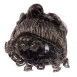 Antina's Grey Curls On Top Doll Wig