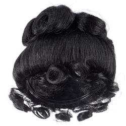 Antina's Black Curls On Top Doll Wig