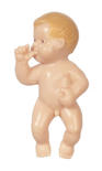 Dollhouse Miniature Naked Thumb Sucking Baby Boys