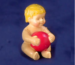 Miniature Baby Boys with Ball