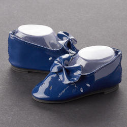 Tallina's Dark Blue Slip On Baby Doll Shoes