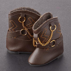 Tallina's Brown Doll Cowboy Boots