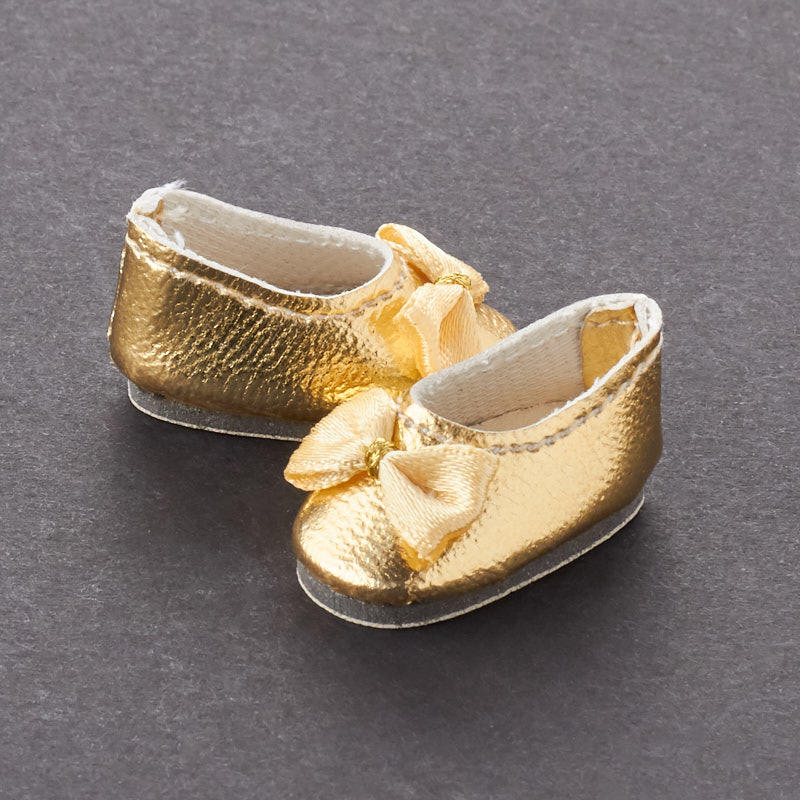 fancy gold shoes