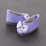 Tallina's Fancy Lavender Slip On with Bow Doll Shoes