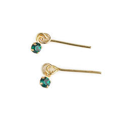 Antina's Emerald Green Doll Earrings