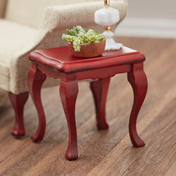 Dollhouse Miniature Mahogany End Table