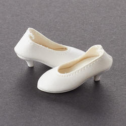 Tallina's White High Heel Doll Shoes
