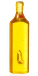 Bulk Dollhouse Miniature Unlabeled Yellow Liquor Bottles