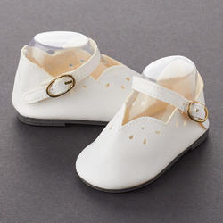Tallina's White Dressy Style Doll Shoes