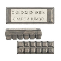 Dollhouse Miniature Gray Egg Cartons