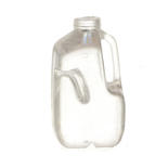 Dollhouse Miniature Clear Unlabeled Gallon Water Jugs