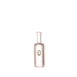 Dollhouse Miniature Unlabeled Rose Wine Bottles