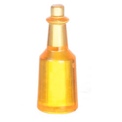 Dollhouse Miniature Unlabeled Orange Cooking Oil Bottles