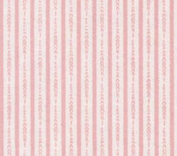 Dollhouse Miniature Pink Stripe Wallpaper