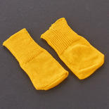 Yellow Cotton Doll Socks