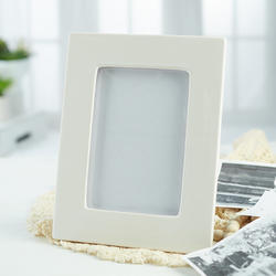 Art TENGZHEN 6x8 Picture Frame Hand-Crafted Ceramic Picture Frame photo frame with High Definition Glass Hook for Tabletop Display Photo Decorative Floral Design Home Décor Photo Gallery 