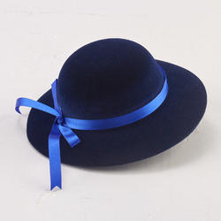 Tallina's Blue Velvet Doll Hat