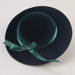 Tallina's Green Velvet Doll Hat
