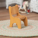 Dollhouse Miniature Wood Chair