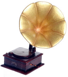 Dollhouse Miniature Gramophone