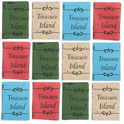 Dollhouse Miniature Treasure Island Books