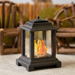 Dollhouse Miniature Outdoor Fireplace