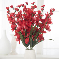 Red Artificial Gladiolus Bush