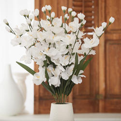 White Artificial Gladiolus Bush