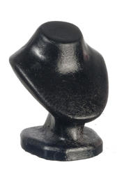 Miniature Black Jewelry Bust