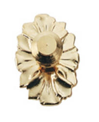 Dollhouse Miniature Brass Medallion Knobs