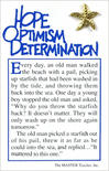 Hope Optimism Determination Pin Card