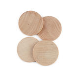Bulk Unfinished Wood Round Discs