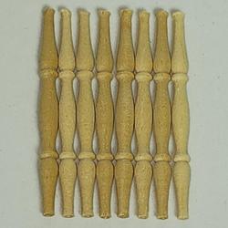 Dollhouse Miniature Unfinished Spindles
