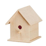 Dollhouse Miniature Unfinished Birdhouse