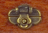 Dollhouse Miniature Antique Brass Trunk Lock