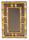 Dollhouse Miniature Gold Wall Mirror