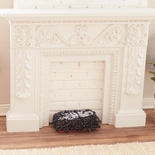 Dollhouse Miniature Fireplace Glowing Embers