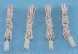 Miniature Bi-Pin Sockets, 3/16" with 10" Lead