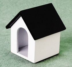 Dollhouse Miniature Outdoor Doghouse