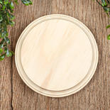 Unfinished Wood Circle Plaque