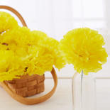 Large Yellow Artificial Carnation Picks